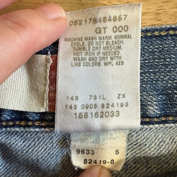 Vtg 2005 Levis 515 Bootcut Jeans Women's 10 Bohemian hippie Boho - Picture 9 of 12